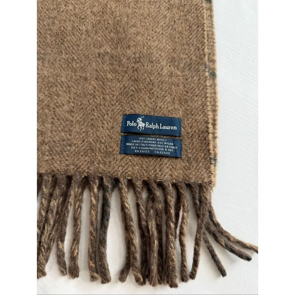 Polo Ralph Lauren Lambswool Reversible Scarf